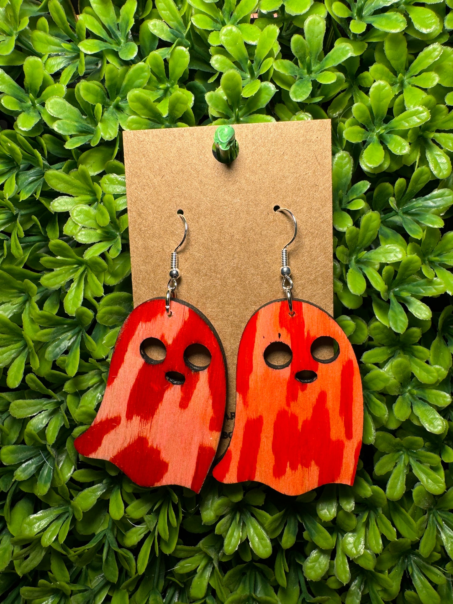 Stained Bloodesque Ghost Earrings