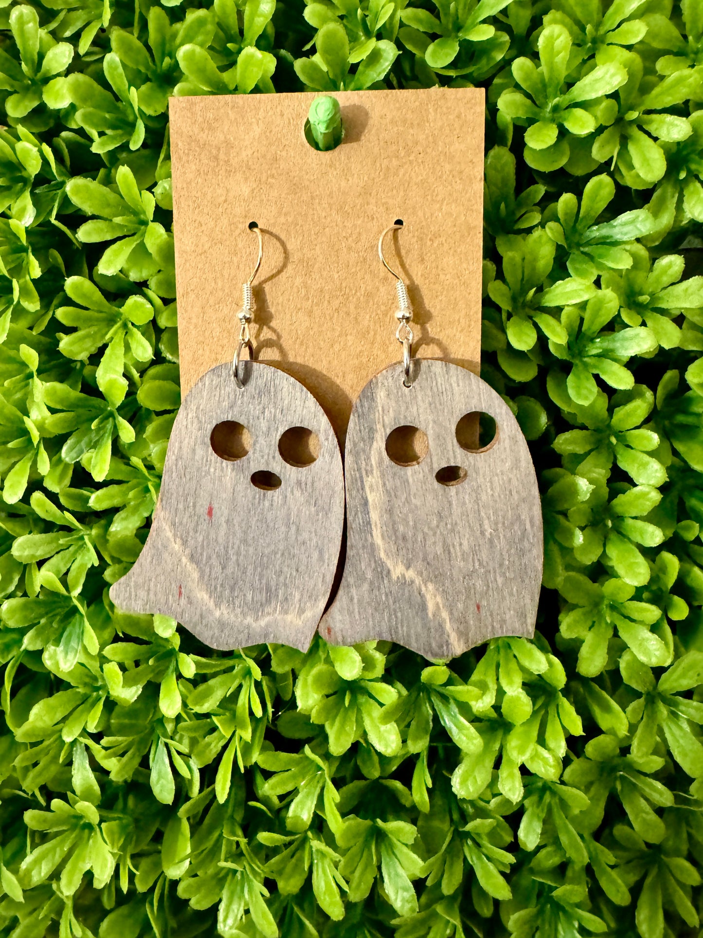 Stained Millennial Gray Ghost Earrings
