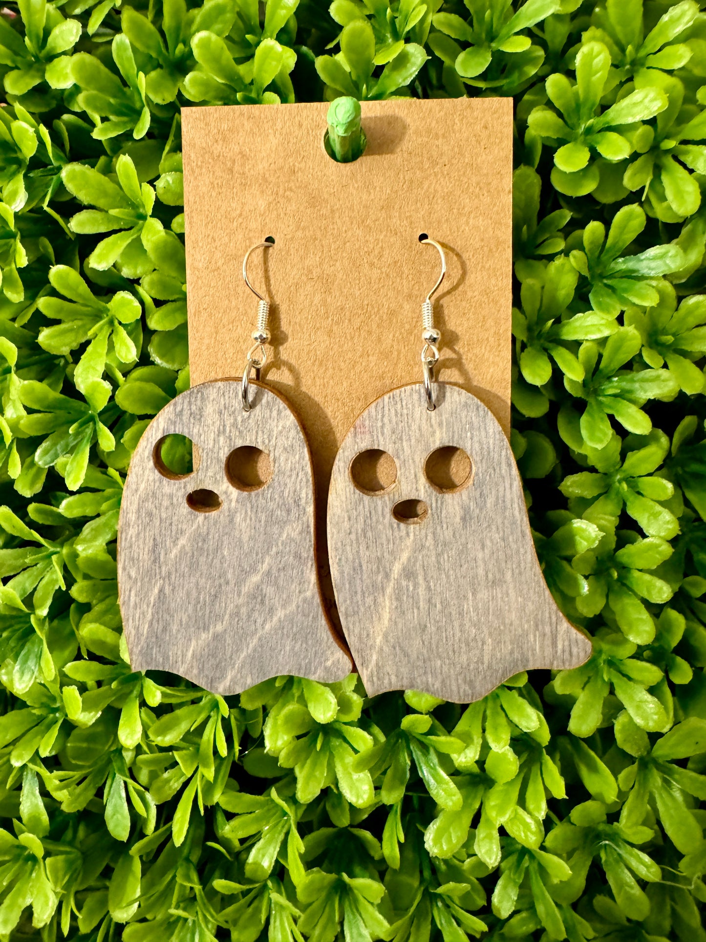 Stained Millennial Gray Ghost Earrings