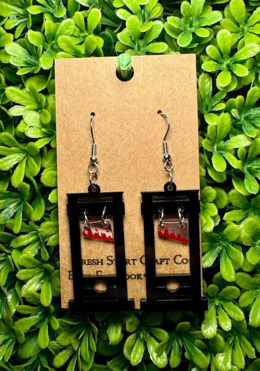Acrylic Guillotine Earrings