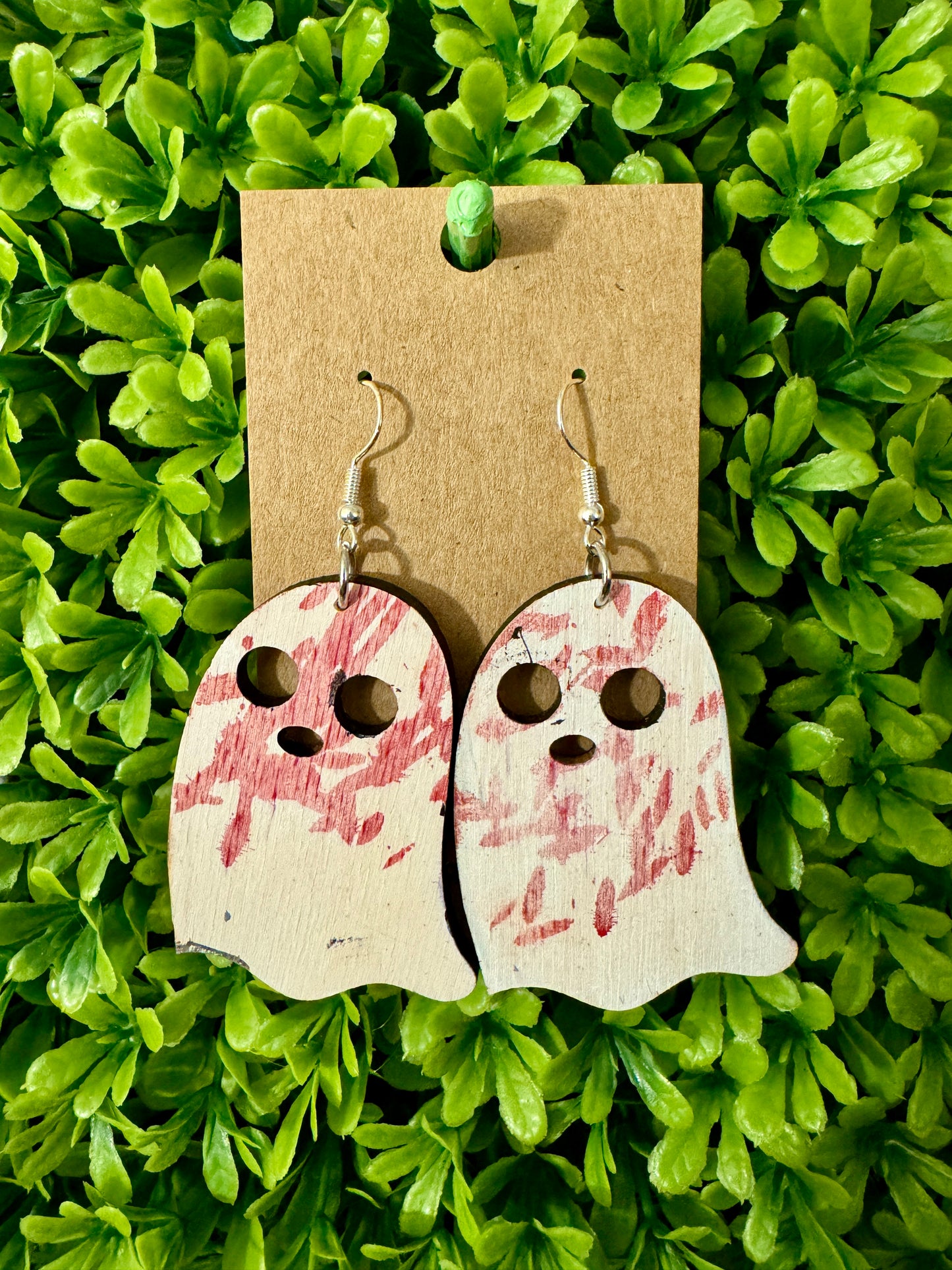 Emotionally Scarred Ghost Earrings