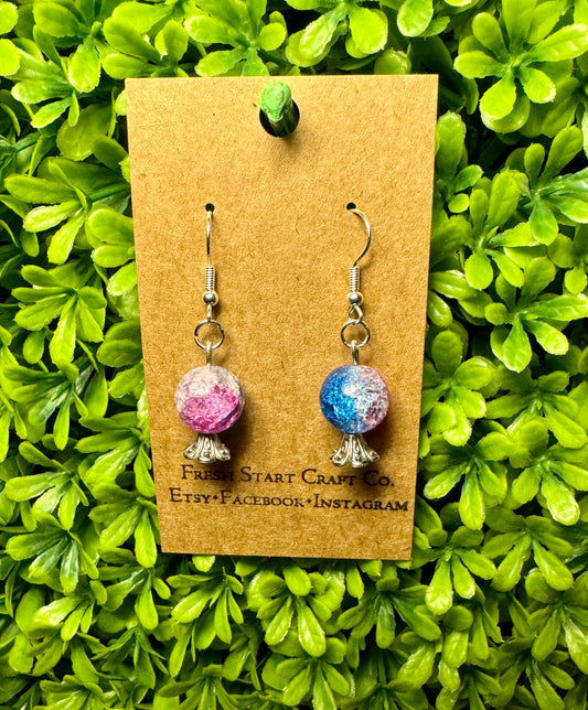 Crystal Ball Earrings