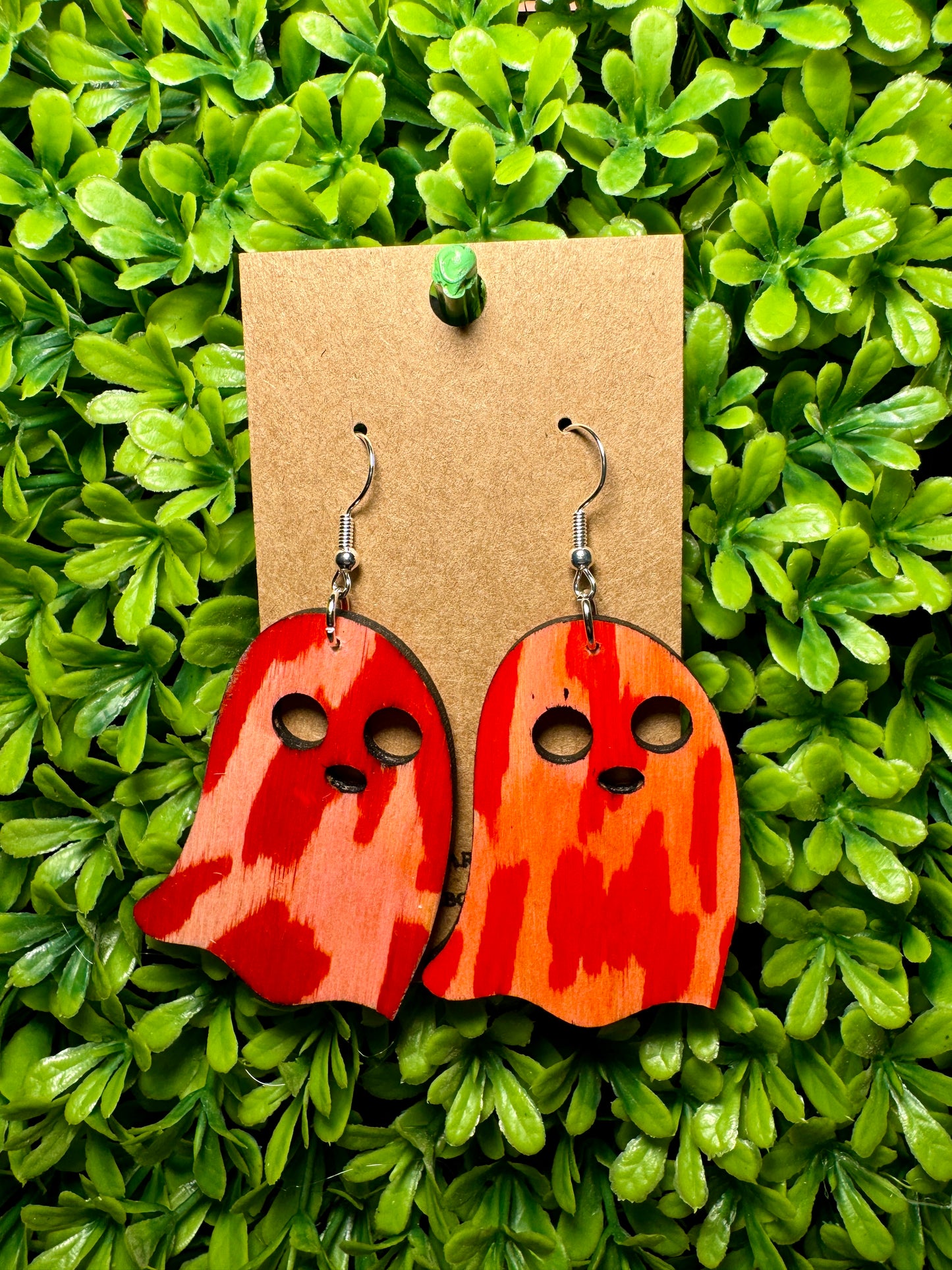 Stained Bloodesque Ghost Earrings